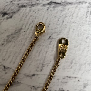 LOUIS VUITTON ルイヴィトン コリエ マップ LVロゴ M68261   ネックレス ゴールド A-11656