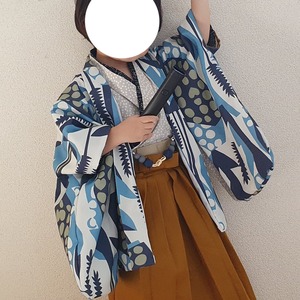 【ダウンロード版型紙】なんちゃって袴｜羽織｜110㎝　　※パソコンのみ対応　※商用利用不可