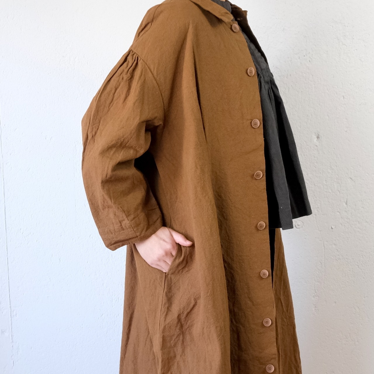 ROBE de PEAU(ローブデポー) PAINTER CANVAS COAT キャンバスコート(3色)