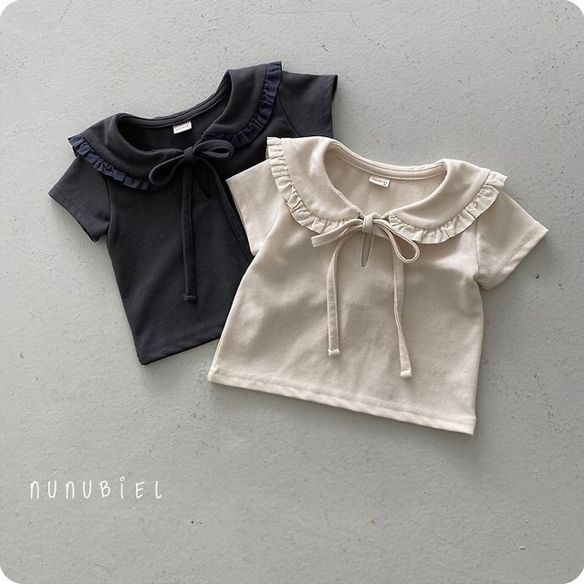 【取寄】nunubiel｜pk tee｜ピケT｜XS-XL｜kids｜26 summer