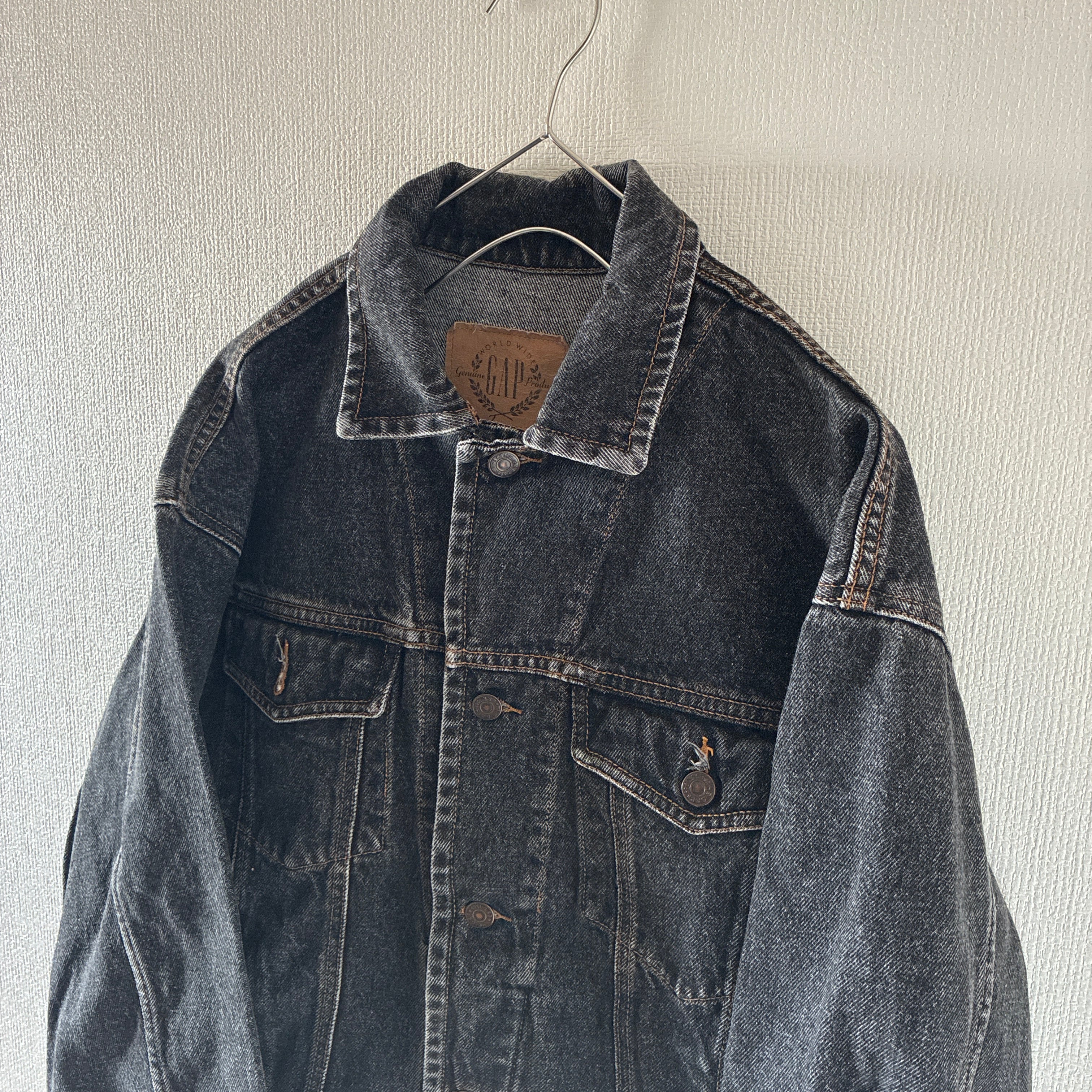 レア】RocaWearロカウェアデニムジャケットGジャンツートンメンズ長袖