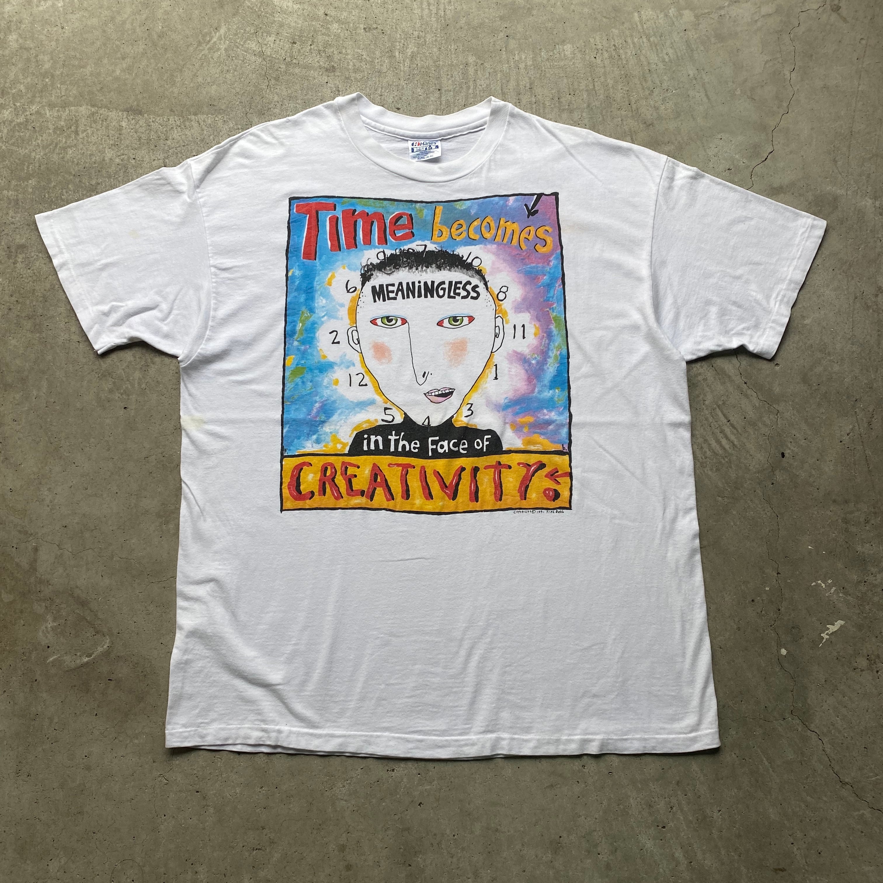 90年代 Fred Babb フレッド・バブ アートTシャツ プリントTシャツ 