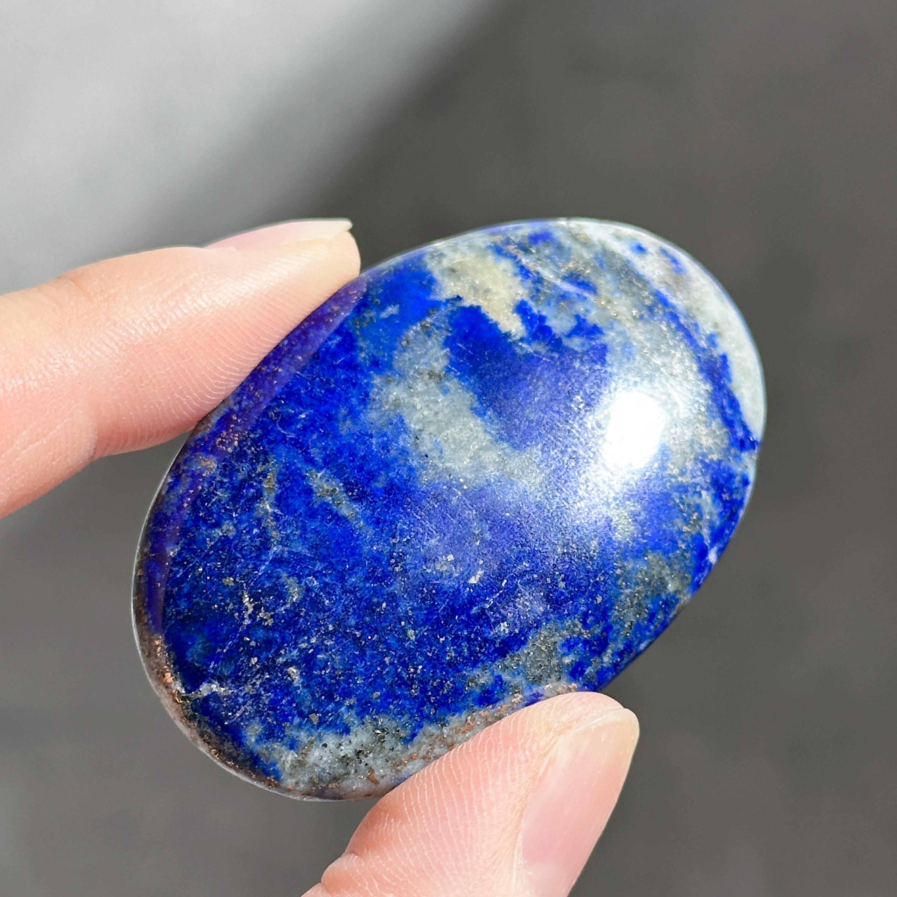 ラピスラズリ パームストーン 01◇ Lapis Lazuli ◇天然石・鉱物
