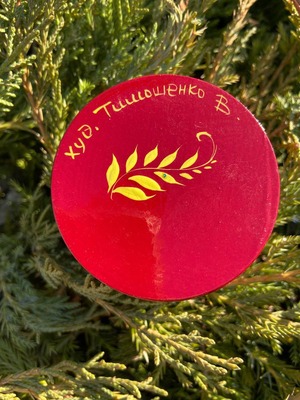 ペトリキウカ塗り　木製小物入れ・ジュエリーボックス（ティモシェンコ作）ウクライナ製