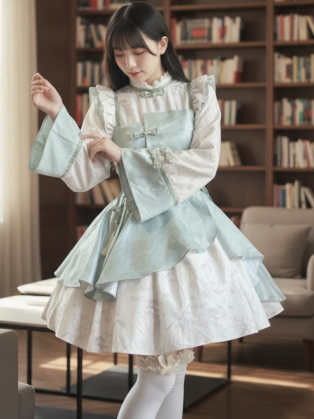 和風ロリィタワンピースV05092