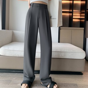 ハイウエスト ワイドレッグ タック パンツ 341163