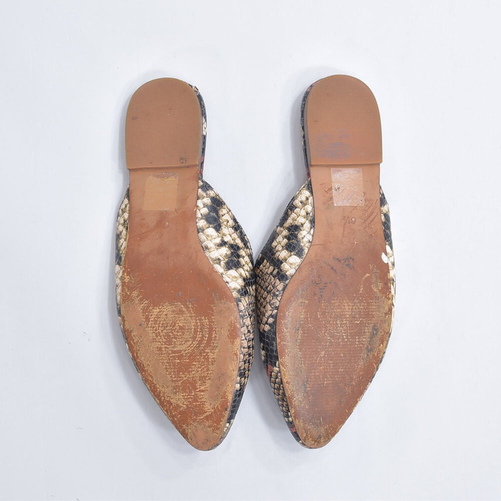 90s～ Madewell メイドウェル スネーク デザイン エンボスレザー