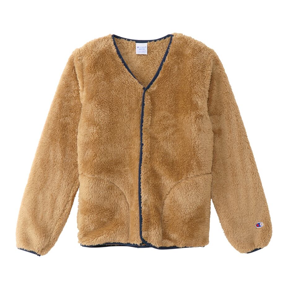Champion(チャンピオン) レディース スナップフリースジャケット モカ CW-N605