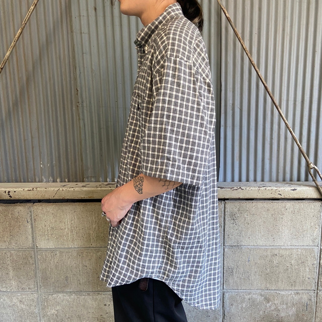 Ralph Lauren ラルフローレン BLAIRE コットン チェック ボタンダウン 