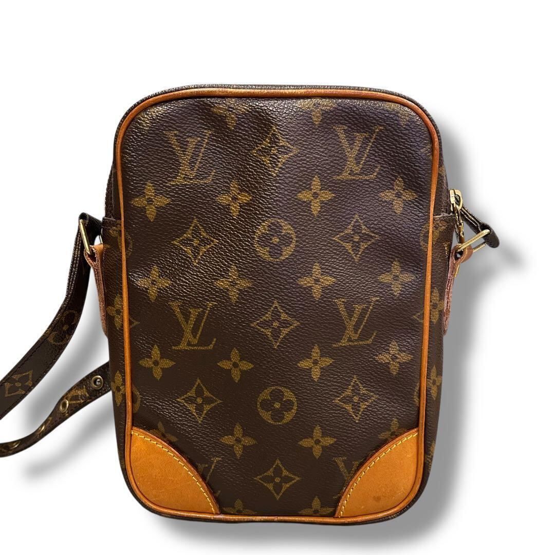 極美品 LOUIS VUITTON ヴィトン ダヌーブ モノグラム ショルダーバッグ