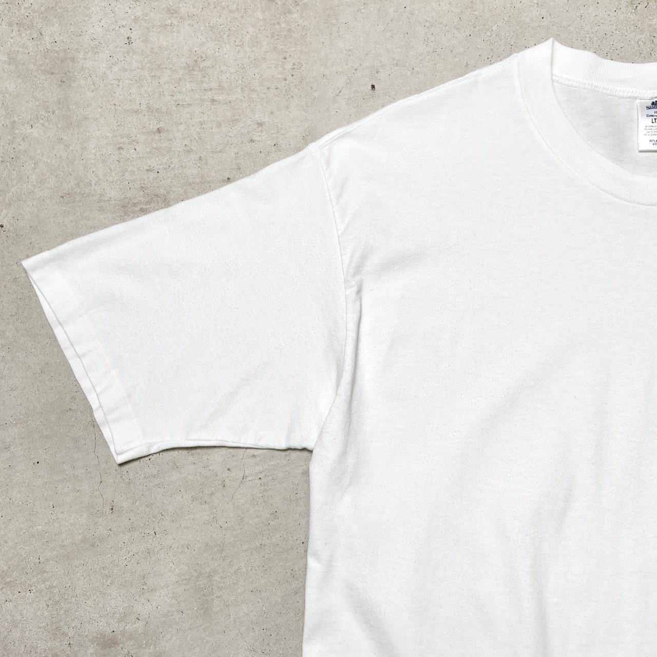 90年代 STAFFORD ブランクTシャツ 無地T メンズL 古着 90s シングル 