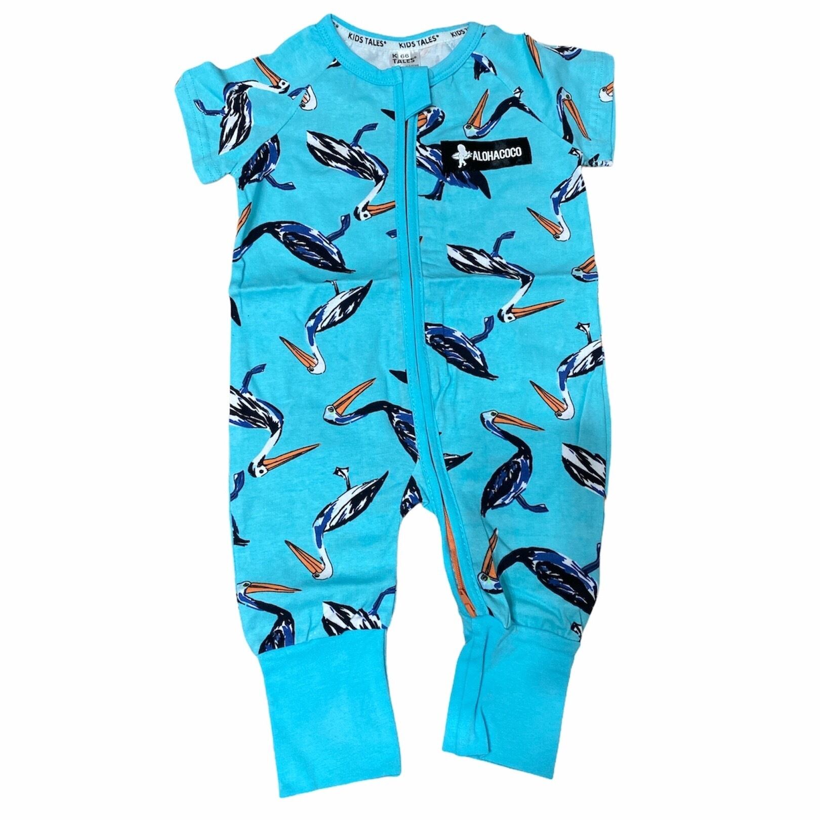 新作ALOHACOCOネームロンパース【bird】