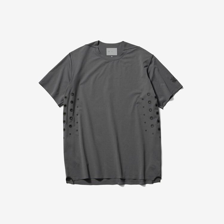 charbon / TIE DYE PRINT T-SHIRTS (CHARCOAL) | 道がまっすぐ