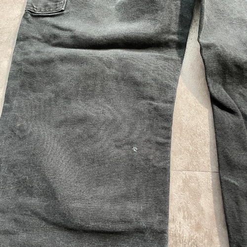 USA製 ブラック ダブルニー Carhartt B01BLK 29×30 詳細写真18