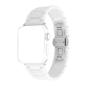 【人気】Apple Watch バンド セラミック製 アップルウォッチ バンド 長さ調整簡単 Apple Watch Series 9 8 7 6 SE Series 5 41mm/40mm/38mm 対応（ホワイト