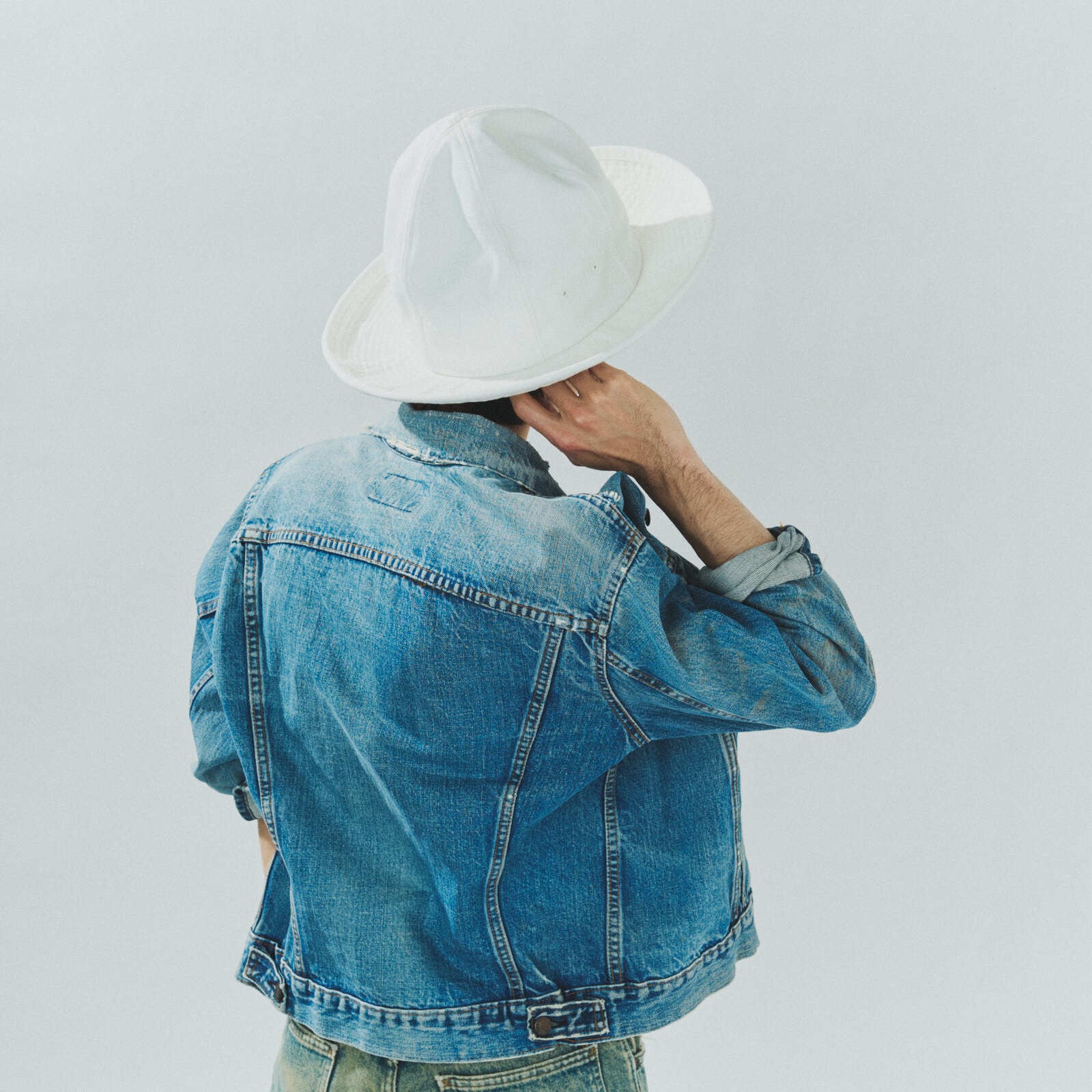 26-H302＜13Oz Denim Mountain Hat＞ | HICOSAKA