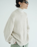 CLANE OVER FORM SLEEVE KNIT TOPS 3色展開