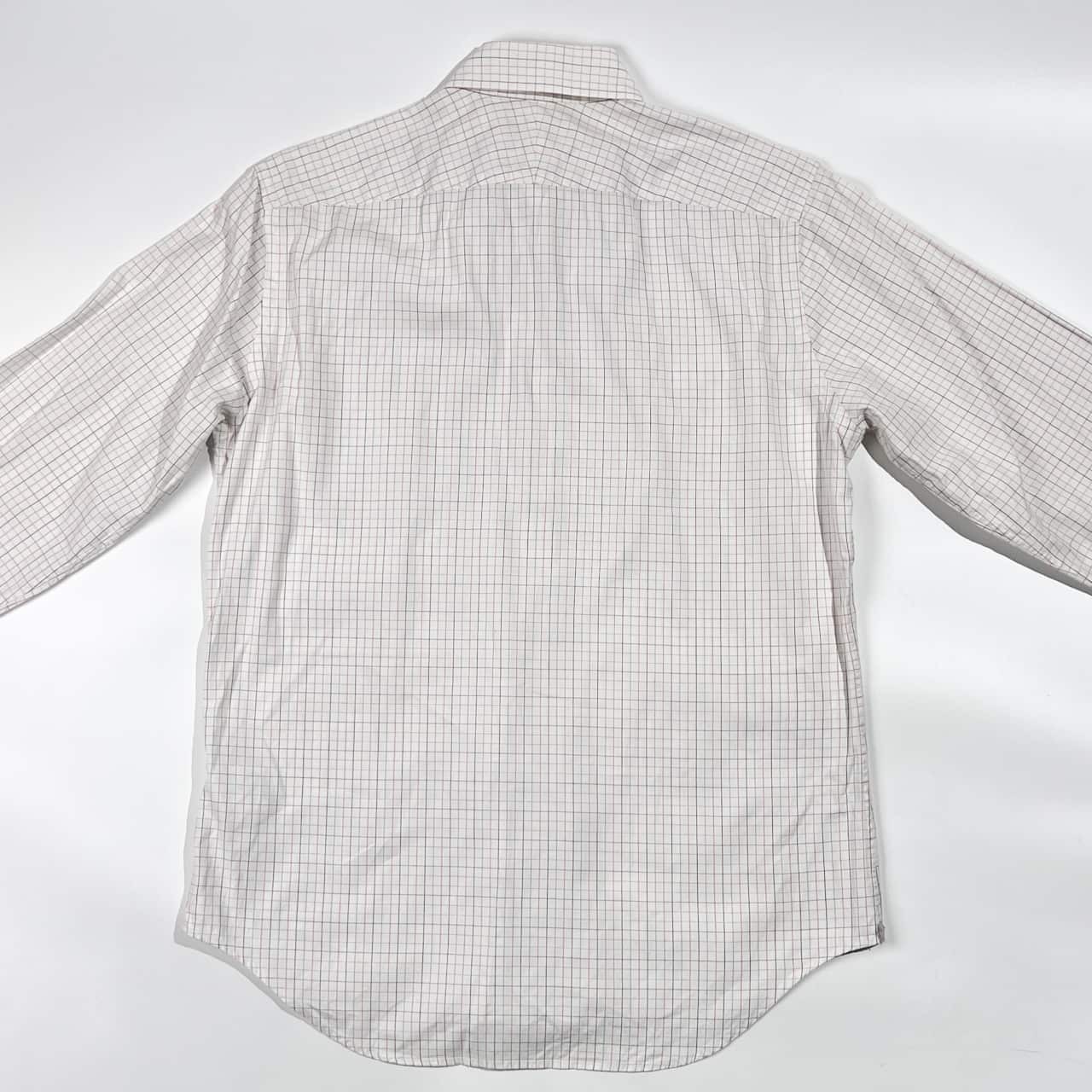 Paul Smith COLLECTION ポールスミス コレクション チェック柄 BD ボタンダウン 長袖シャツ M /ホワイト系 メンズ