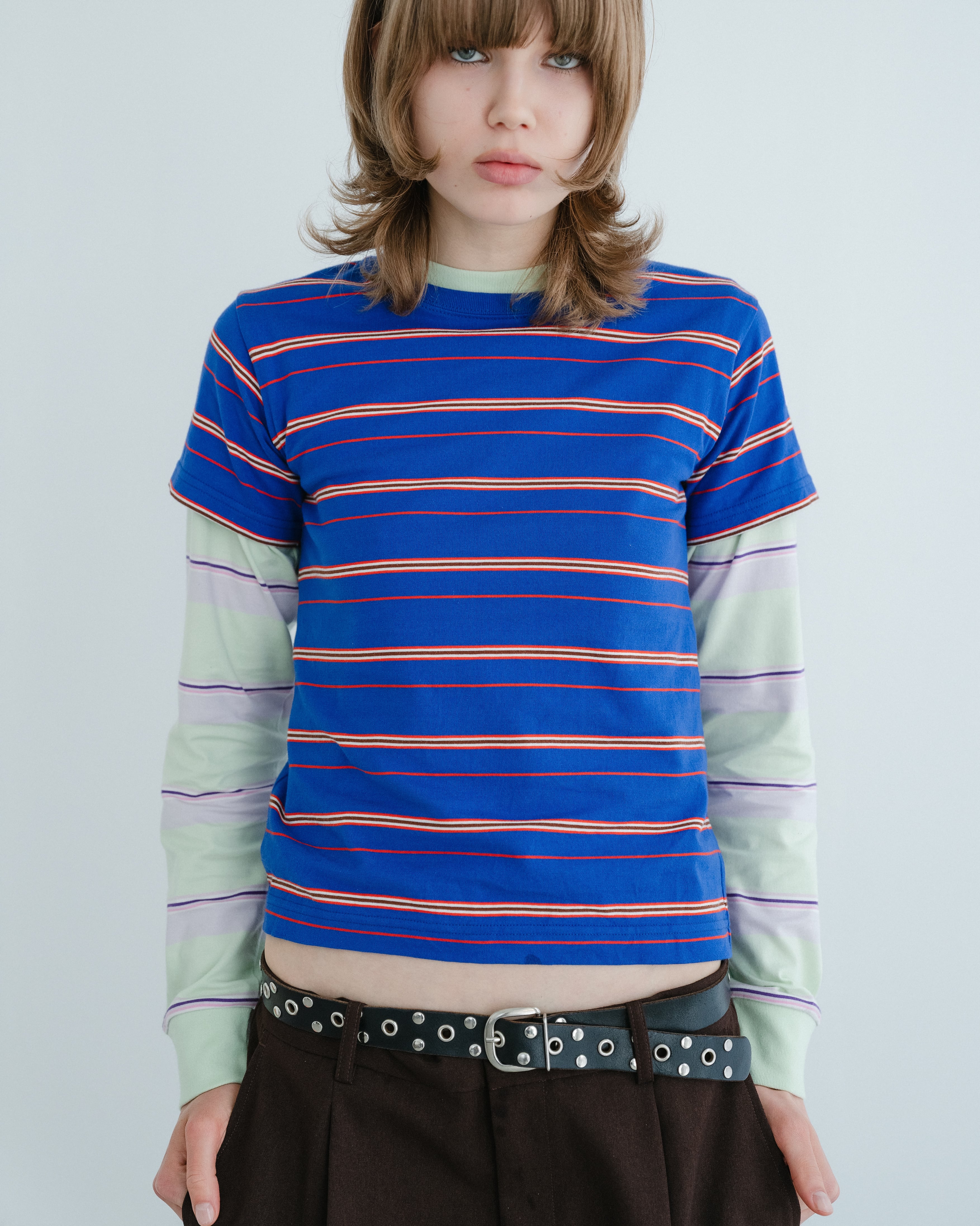 Border long sleeve tee（PALE GREEN） | TTTMSW
