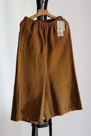 【Vlas Blomme】ライトリネンツイル ペンギンパンツ / Camel Brown(13525073)