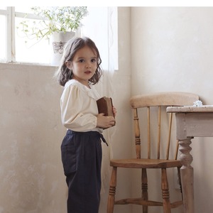 秋無地リボンカジュアルボトムス3色