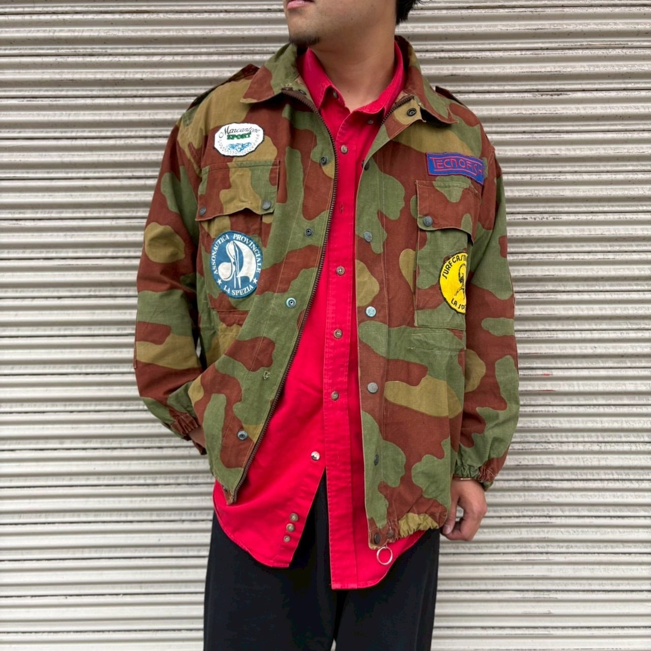 も*や様 Carhartt 金ボタン 極上フェード スペシャル 雰囲気抜群 レザ
