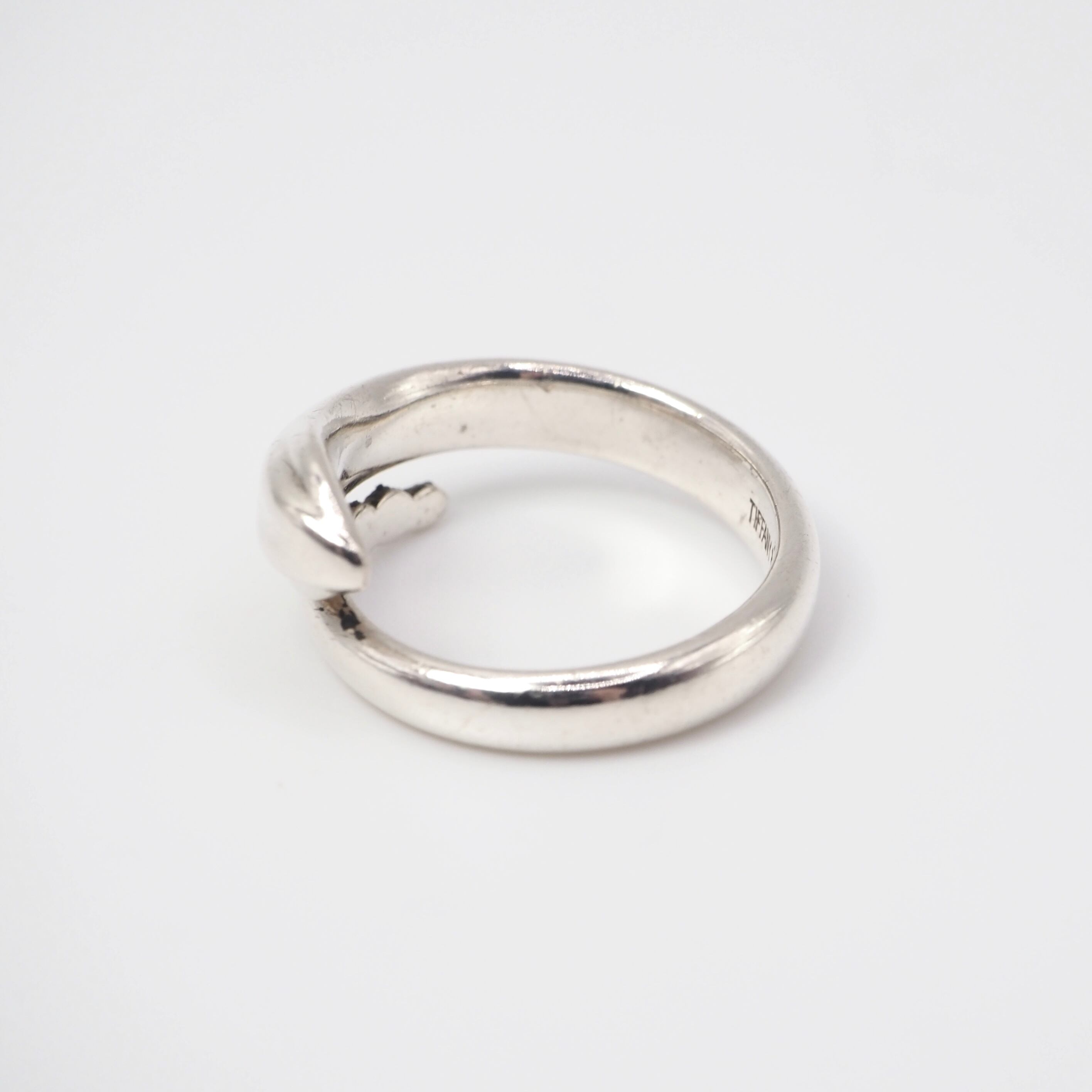 Tiffany&Co. 約8号 スネーク エルサペレッティ リング シルバー925