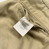 LACOSTE ラコステ ツータック チノパン ボトムス パンツ サイズ 88 /メンズ/ベージュ/ファブリカ/日本製