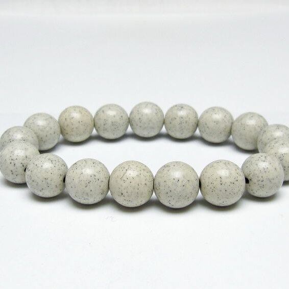 北投石 ブレスレット 12mm 一点物 メール便可 111-50126