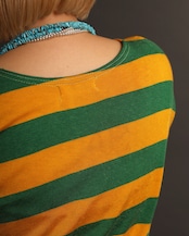 1960's Striped / Athletic T-shirt