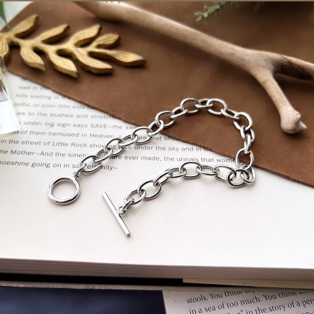 Sharp Chain Bracelet【SILVER】 | Akto