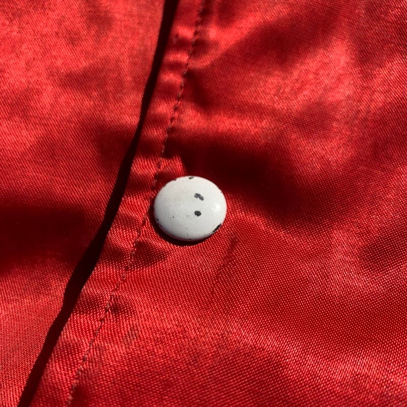 40's 50's EMPIRE エンパイア サテン スタジャン ボタスタ 赤 レッド