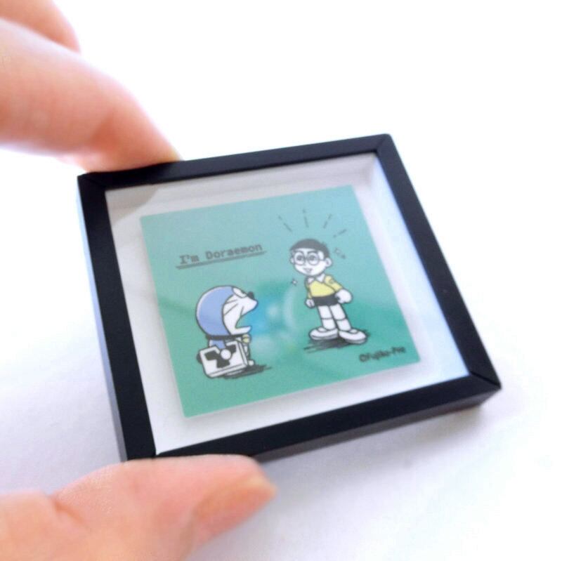 フレームマグネット「ドラえもんと一緒 vol.2」グリーン | ドラえもん