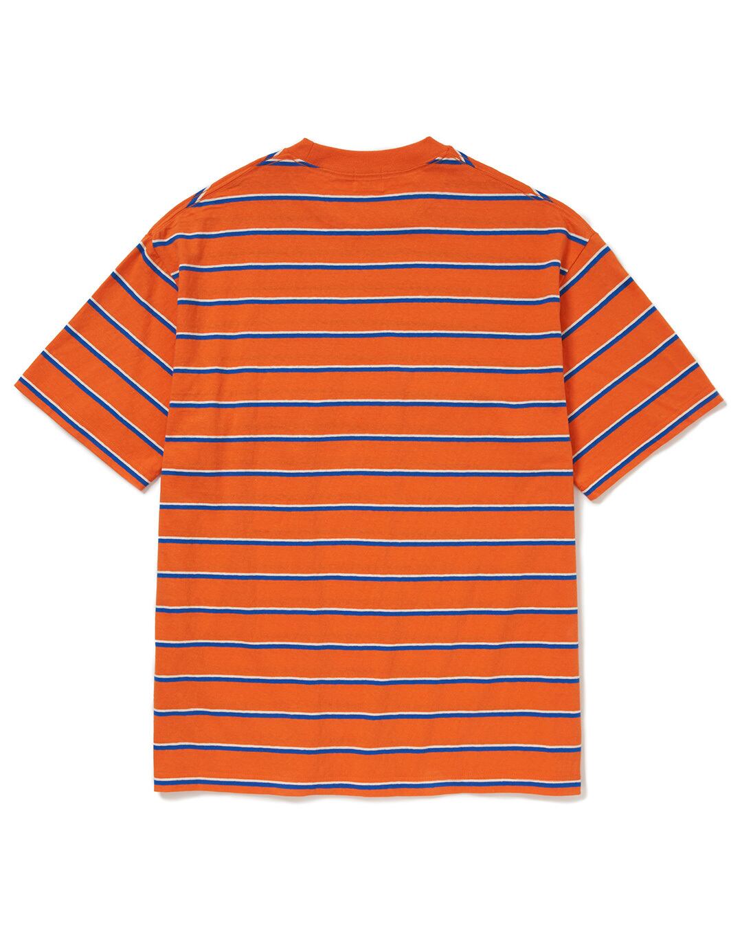 Just Right “DR Striped Tee” Orange x Blue | Just Right