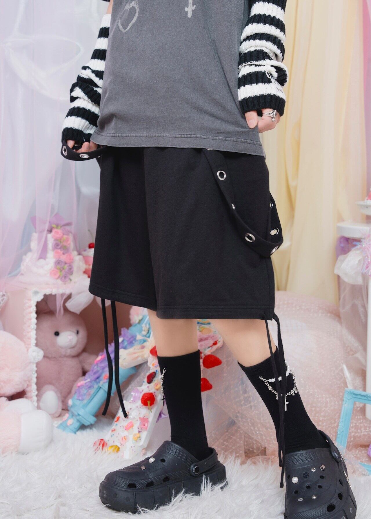 じゃらじゃらサスペンダーしょーつ | Hauls