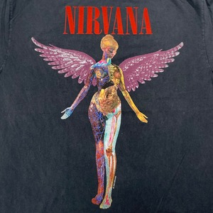 11337 NIRVANA Tシャツ ロックTシャツ 半袖 ビッグプリント XL