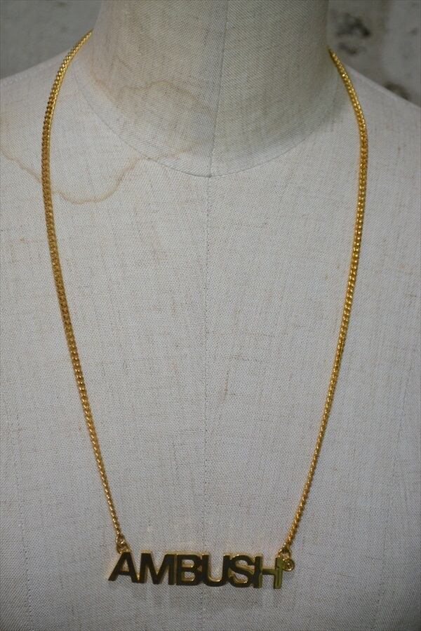 アンブッシュ AMBUSH ロゴプレート ネックレス D10575 | POST-ANTIQUE