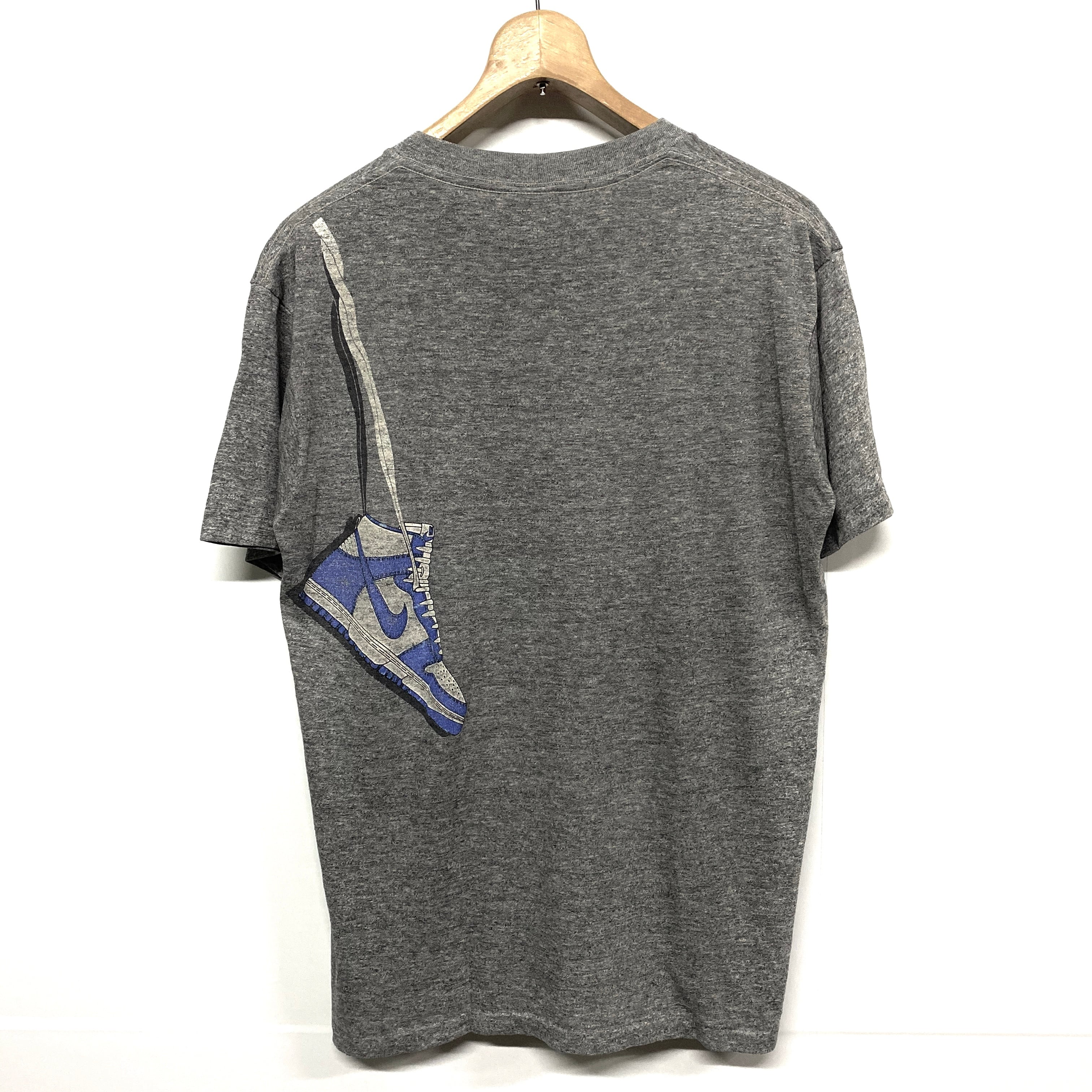 80年代 ヴィンテージ NIKE ナイキ 肩掛け Tシャツ 霜降り レーヨン混 L 
