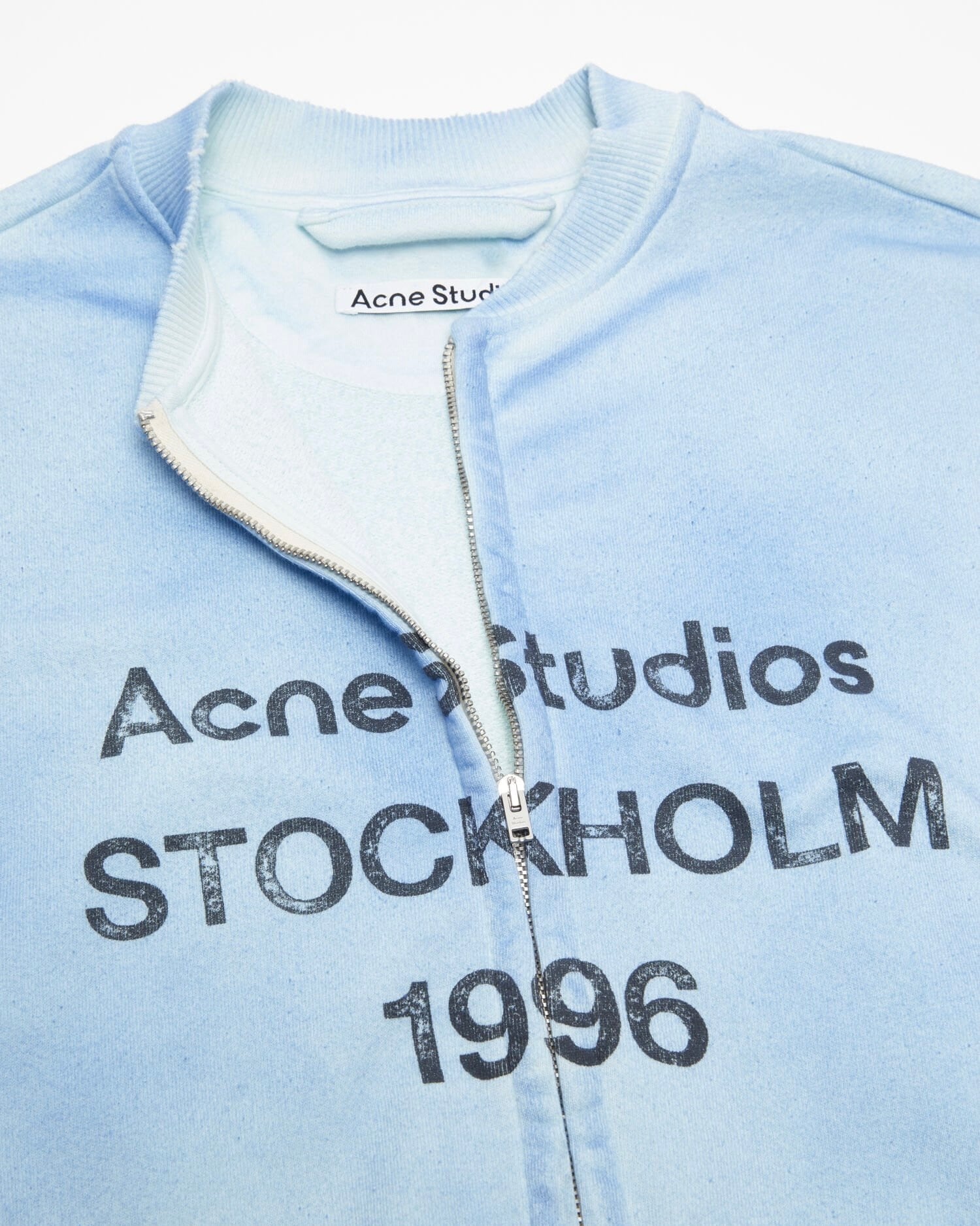 ACNE STUDIOS 】ZIP SWEATER LOGO | idealclasse