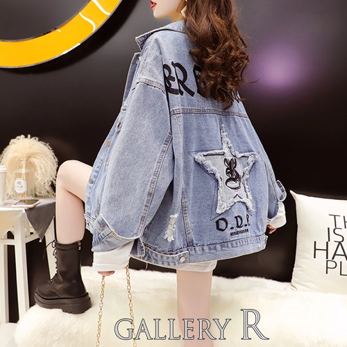 デニム　ジャケット　アウター　バックポイント