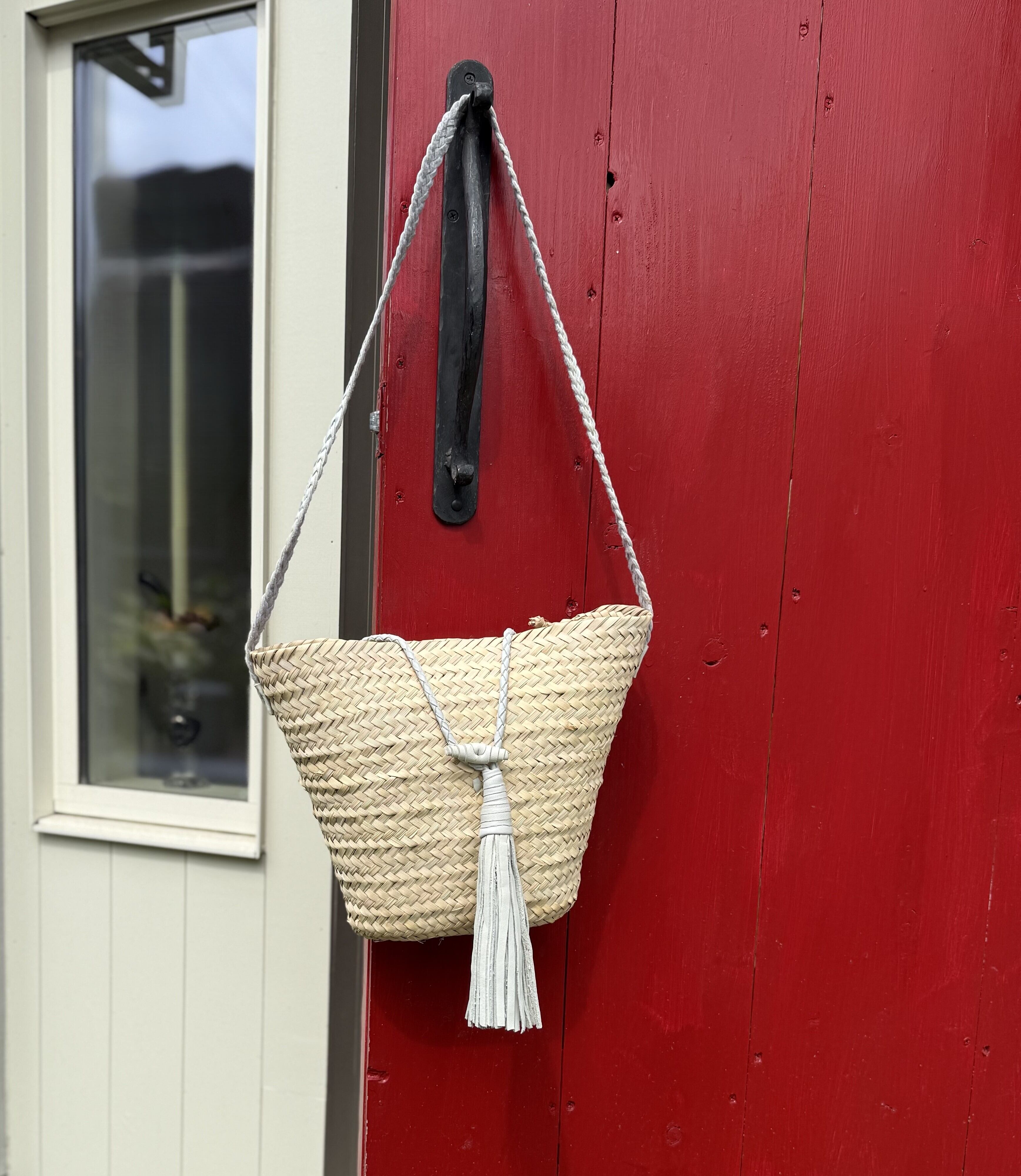 モロッコかごバッグ｜タッセル付きワンショルダー｜Rouge Africain