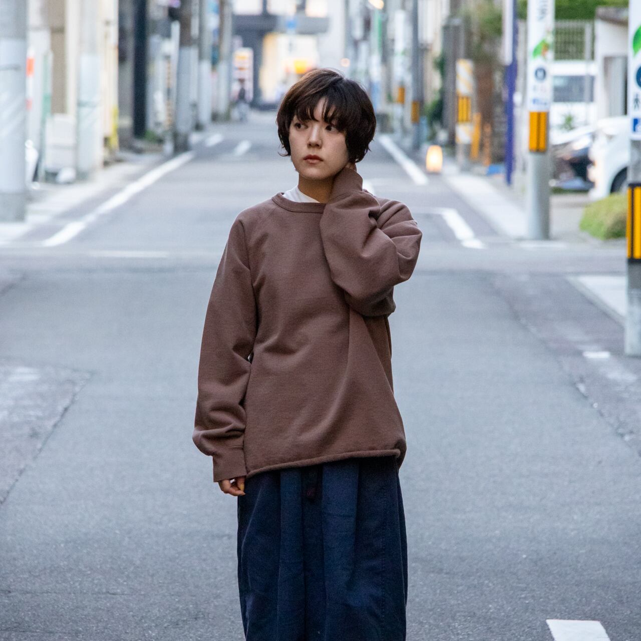 美品・希少】ワラワラスポーツ 13OZ クルースウェット ダーク 