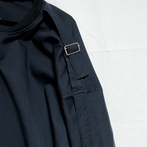 UNFINISHEDアシンメトリーボンテージトップス