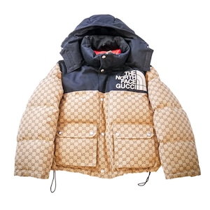 GUCCI x THE NORTH FACE ダウンジャケット GG柄 XXL グッチ ノースフェイス