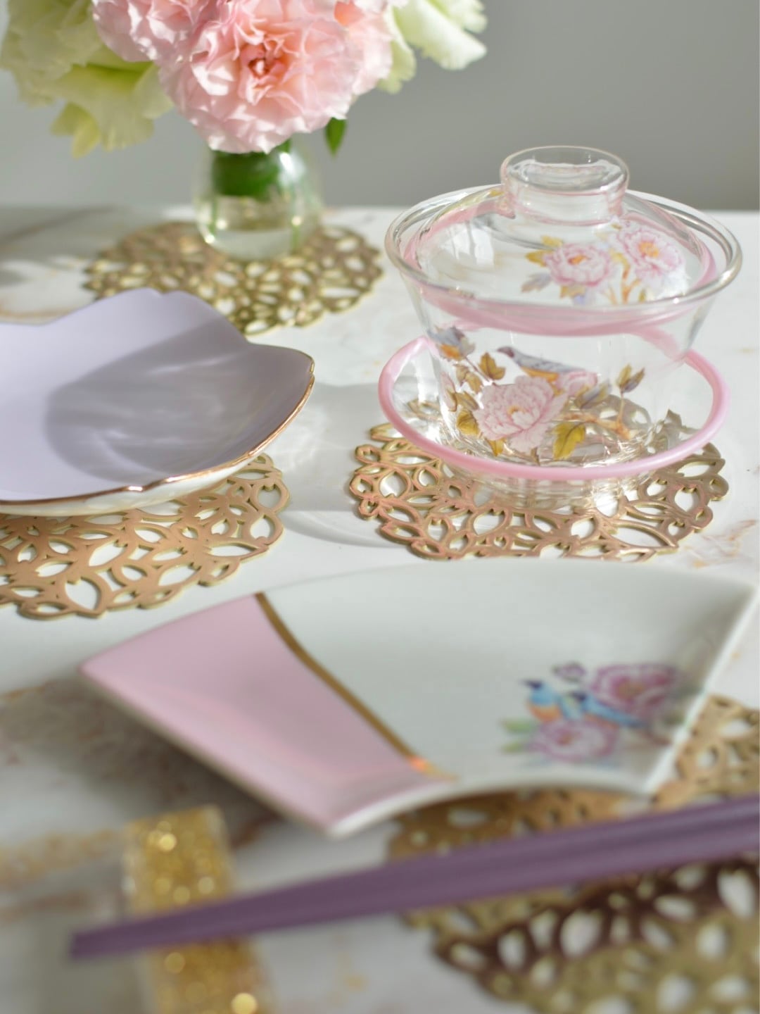 ガラス用 Chouette chinoiserie【ailé630】 | ポーセラーツ ガラス用 Chouette chinoiserie【ailé630】 | ポーセラーツ