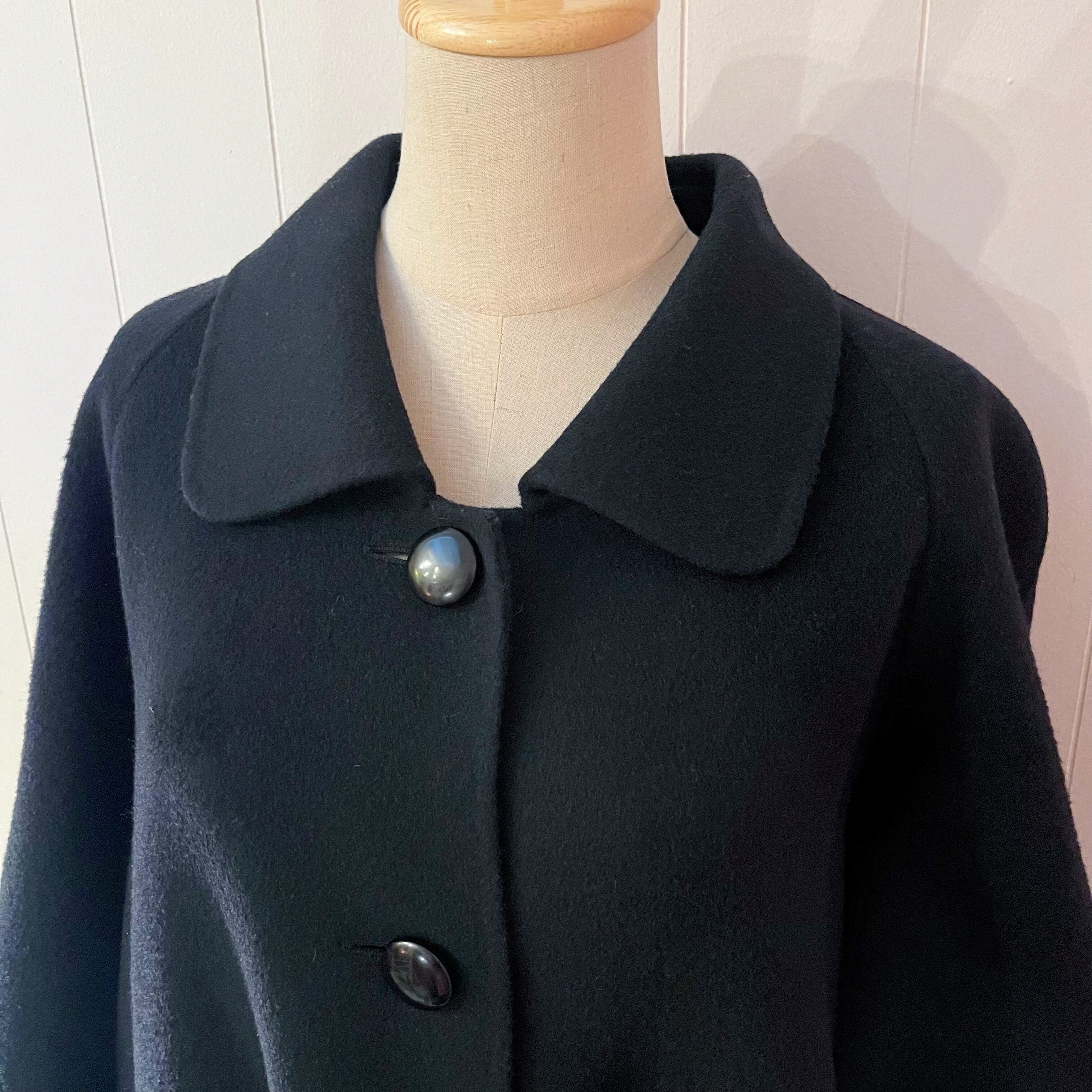 black lambs wool coat