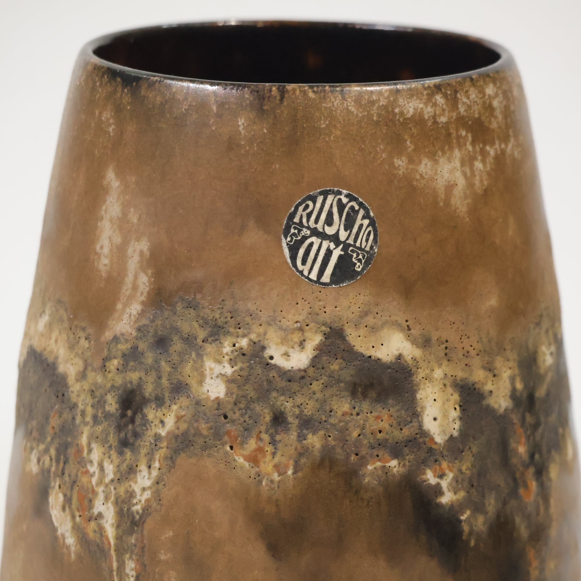 Ruscha-- 18.1cm | Fat Lava & German Art Pottery