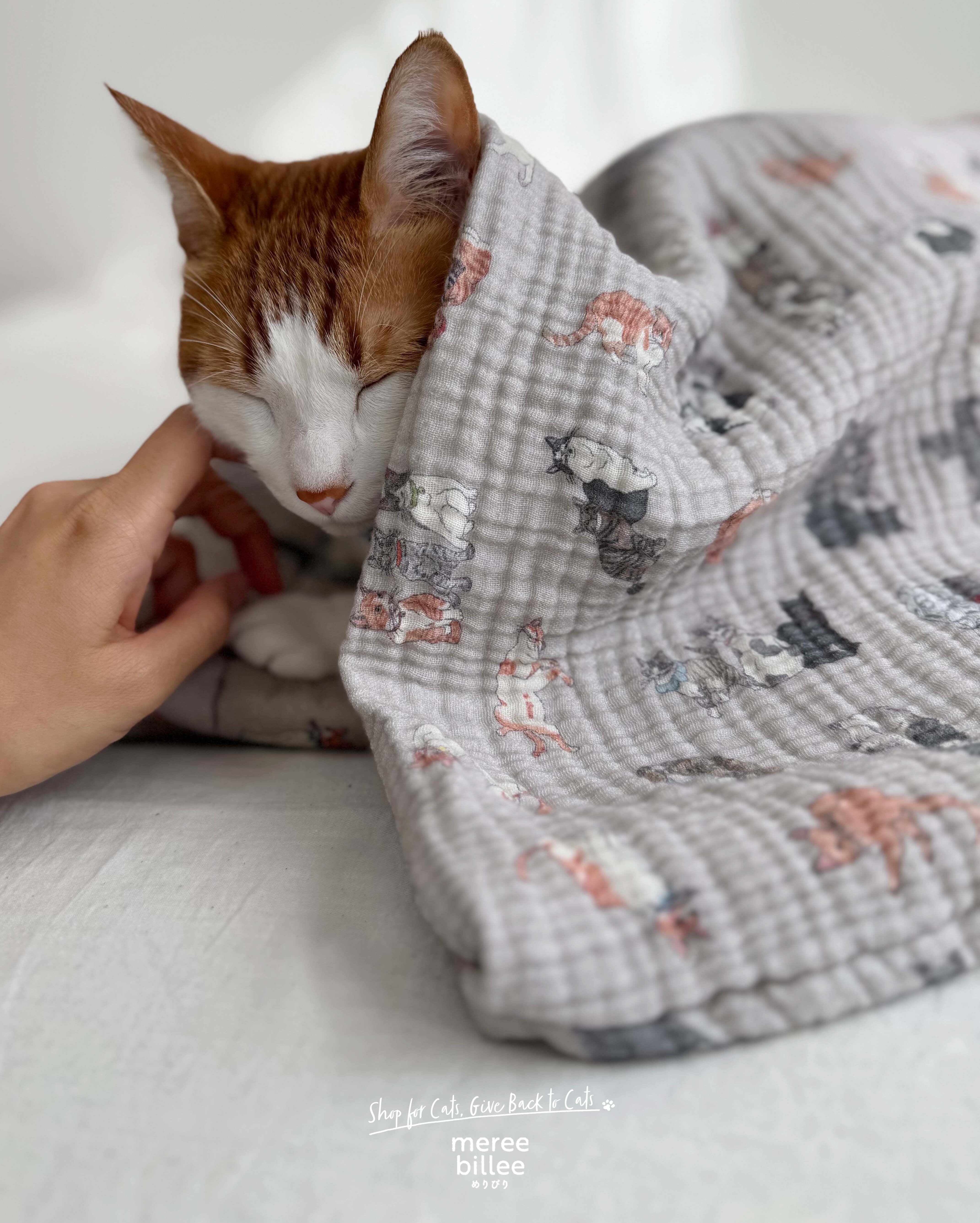 猫ブランケット・キルト/ Cat Blanlets | meree billee めりびり | 猫