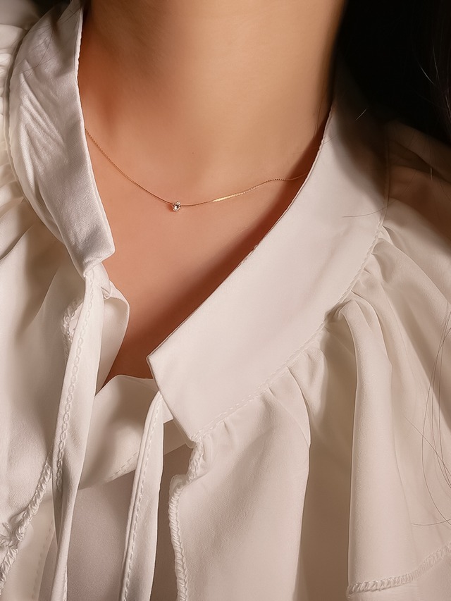 1 stone neck（Silver 925）