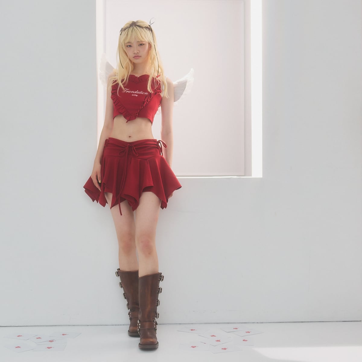 F/W ランダムフレアミニスカート | lilLilly official webstore 